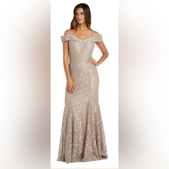 R&M Richards Dresses & Skirts - R&M RICHARDS | Off-The-Shoulder Lace Gown